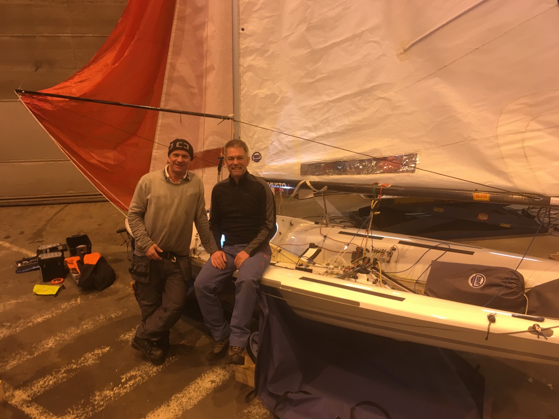 Peter och MArtin riggar